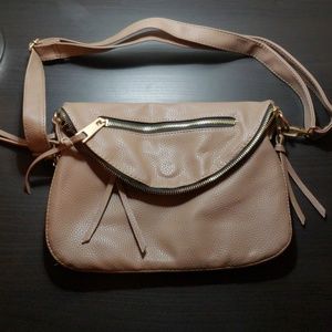 Gray Satchel with Magnetic Closure